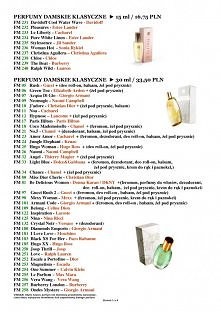 Kolekcja Klacyczna 

Cena 16,90 zł za 15 ml
33,80 zł za 30 ml/zaperfumowanie 20 %