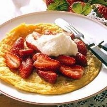 omlet z platkami owsianymi