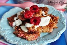 placuszki otrębowo- malinowe