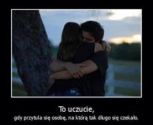 To uczucie...