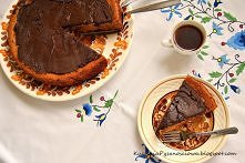 sernik kawowy z czekoladą