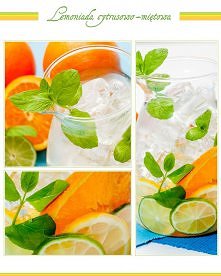 Lemoniada cytrusowa z miętą...