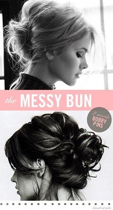 messy bun <3