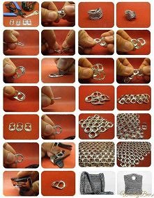 torebka z kluczyków od piwa