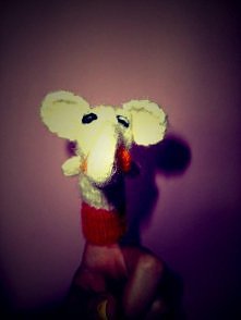 Wełniany słonik idealny do ...