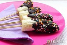 Mrożone banany w czekoladzie :)