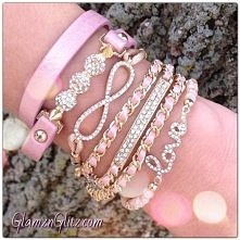 bransoletki  różowe