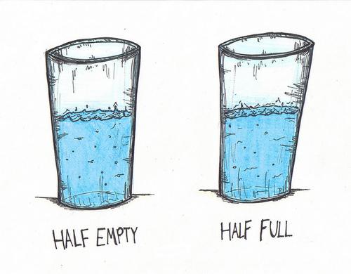 half empty full