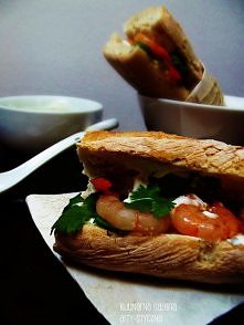 Kanapki z krewetkami, kolen...