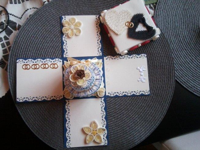 exploding box na ślub