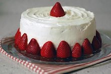 Strawberry Cake with Grand Marnier Cream Cheese Frosting
