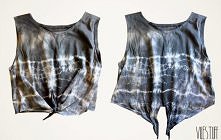 Koszulka przerobiona i farbowana, DIY!