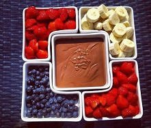 owoce w czekoladzie