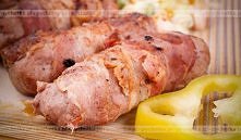 Zapiekane roladki z szynką i boczkiem