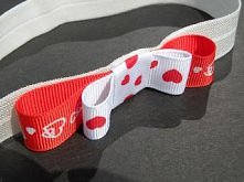 opaska dziecięca do włosów z kokardką