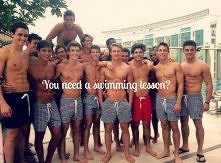 To kto idzie pływać , albo ...