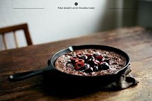 Czekoladowy clafoutis z czereśniami