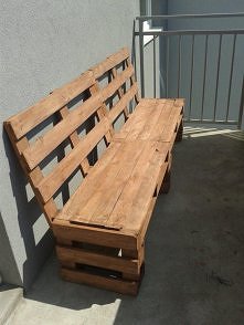 Ławka z palet