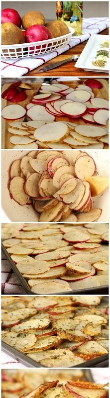 zapiekane ziemniaki z jablkiem i parmezanem