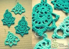 Szydełkowe kolczyki :) Proj...