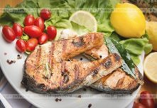 Pikantny filet z łososia z grilla