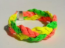 Neonowa bransoletka