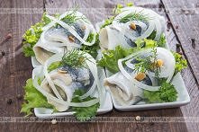 Rolmopsy z grzybową wkładką