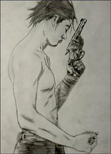 Technika: ołówek, węgiel w kredce
Czas: 2h