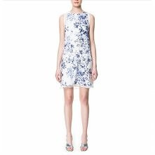 Women’s Floral Printed Sleeveless Slim Chiffon Mini Dress $27.29