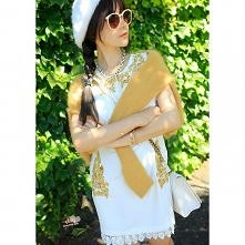 Women’s Handmade 3D Embroidery with Pearls and Beads Trim Mini Dress $62.99