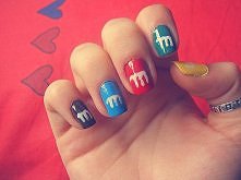 Paznokcie M&M's - ...