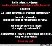 Ludzie twierdzą, że jestem :