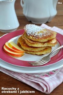 Racuchy z otrębami i jabłkiem