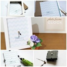 how to make, photo, frame, clock