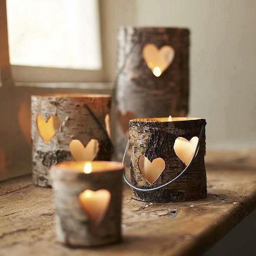 heart candles
