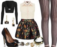 Świetna stylizacja, ale chyba bolerko zamieniłybyśmy na ramoneskę.