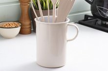 Kubek emaliowany wysoki KREMOWY Nostalgia