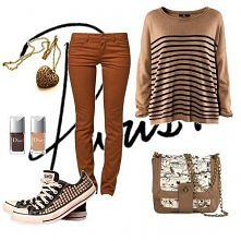 Spodnie, bluzka, buty i nne. przecudowny zestawz ubraniami . <3 ;D