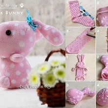 Królik ze skarpetki xd Trze...