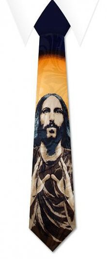 TOP10: Odlotowe krawaty na imprezę - Krawat dla pobożnych - Idealny dla wszystkich pobożnych, nadaje się przykładowo na spotkania kółka różańcowego... więcej na TOPDycha.pl