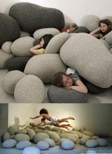 Poduszki kamienie :) Wygląd...