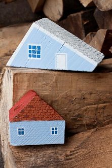 Pomysł na dekorację z drewna DIY