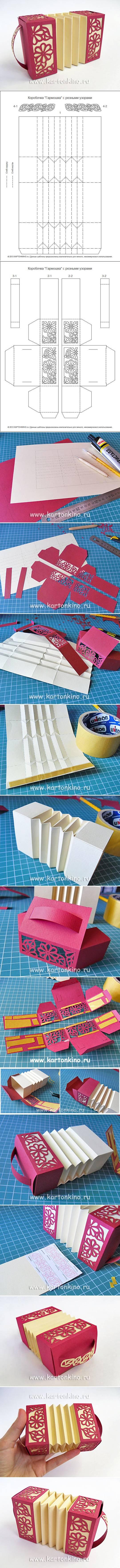  paper, harmonica, box, tutorial