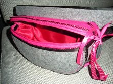 Filc impregnowany 4mm ,troszkę wstążek,podszewka