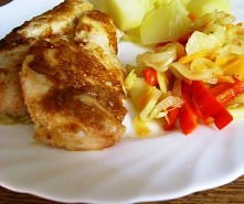 Kurczak z porem w majonezie