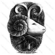 Są tu może zodiakalne barany? Fajny wzór na tatuaż.