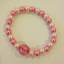 pudrowa różowa bransoletka diy branz-stan znajdź nas na fb i uzyskaj zniżkę -10% na zakupy na hasło: Zszywka10