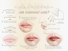 jak narysowac usta