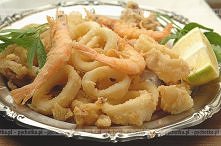 Panierowane smażone kalmary