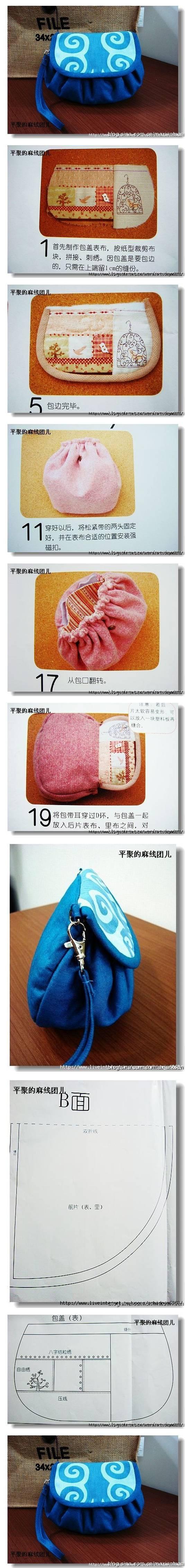 diy, handbag, pattern, tutorial